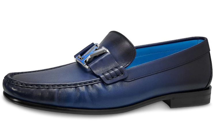 Order 路易威登 Montaigne 男士蓝色乐福鞋 1A63QH