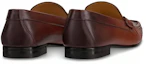 Shop Mocassini Louis Vuitton Montaigne ''Pelle di Vitello Marrone Cerata'' 1A5DRX