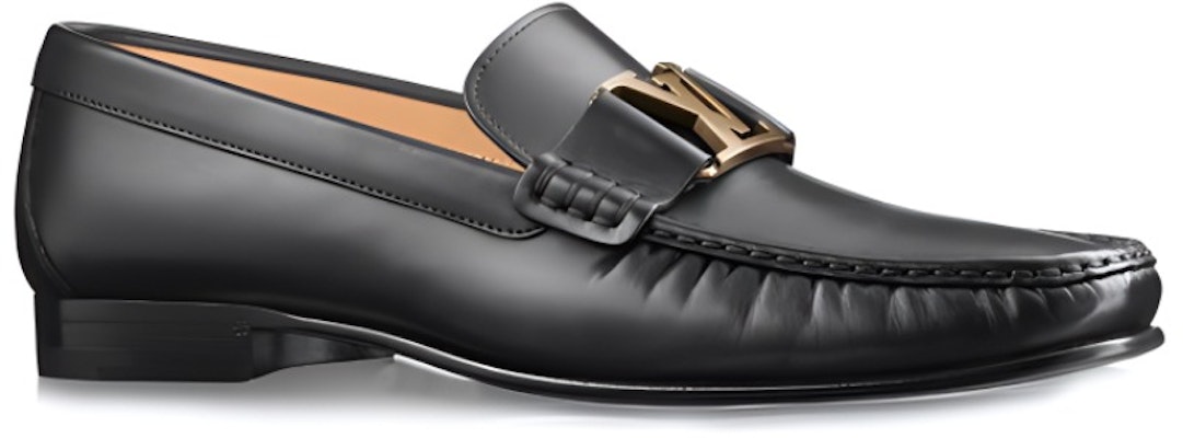LOUIS VUITTON Montaigne 牛皮 時尚休閒套穿平底鞋 男款 黑色 Order LOUIS VUITTON Montaigne 牛皮 時尚休閒套穿平底鞋 男款 黑色