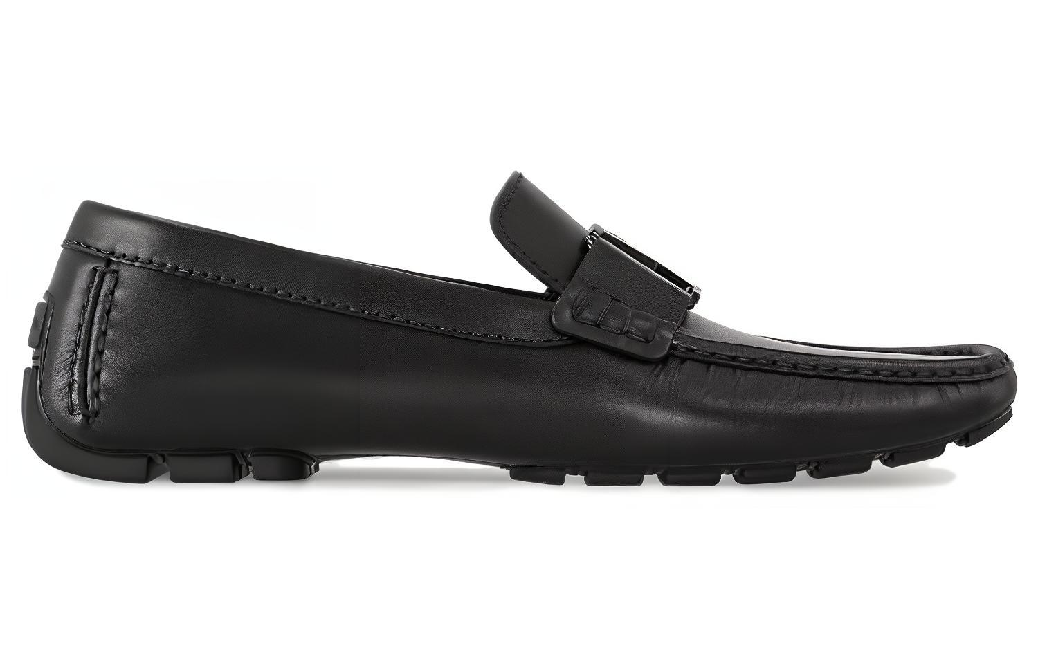 Order Louis Vuitton Monte Carlo 'Sepatu Moccasin Kulit Hitam' 1ACE32