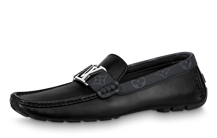 Louis Vuitton Monte Carlo Moccasin Shoes 'Black' 1A8F78