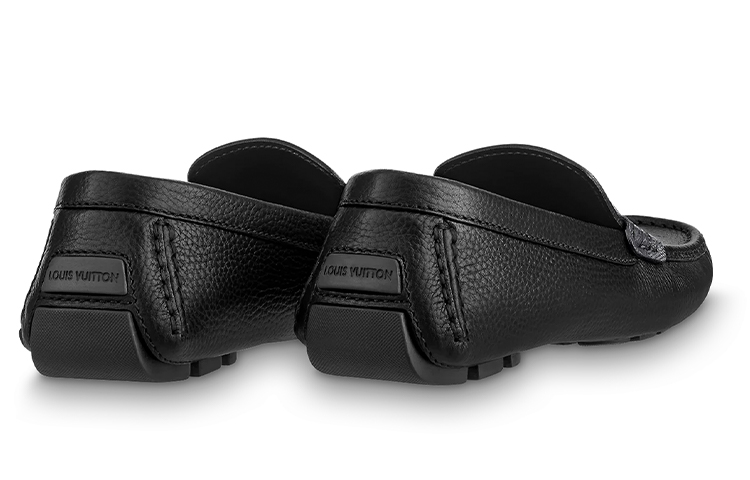 Shop Kasut Louis Vuitton Monte Carlo Moccasin 'Hitam' 1A8V2E