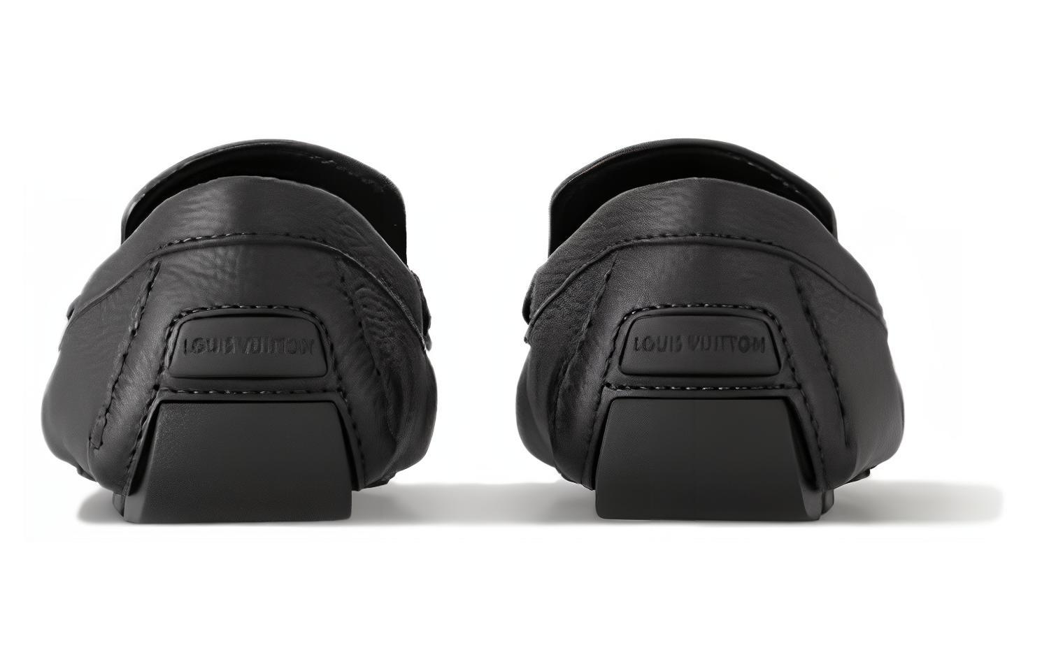 Shop Mocasines Louis Vuitton Monte Carlo 'Negro Liso' 1AC53Y