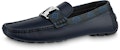 Kasut Mokasin Louis Vuitton Monte Carlo 'Navy dengan Kolar Monogram' 1AANP0