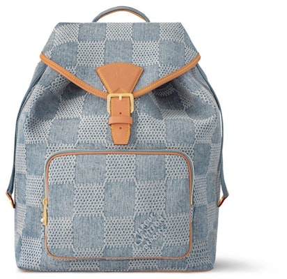 Mochila Louis Vuitton Montsouris Damier Denim 3D Azul Denim Buy Mochila Louis Vuitton Montsouris Damier Denim 3D Azul Denim