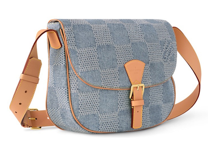 Order Louis Vuitton Montsouris Messenger MM Denim Azul Damier 3D