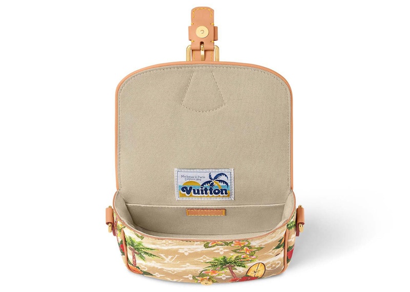 Lookbook Louis Vuitton Montsouris Messenger PM Monograma Surfin' Sand