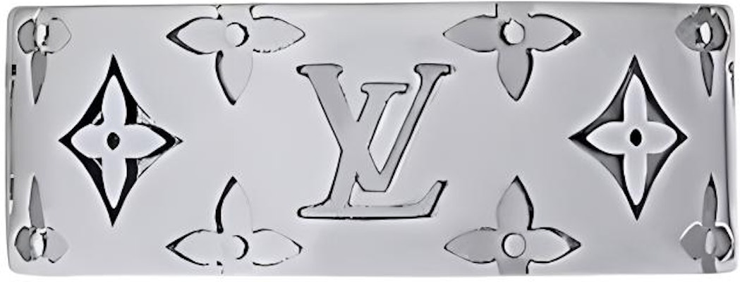 루이비통 모자이크 로고 브라스 링 실버 남성용. M1182S Lookbook 루이비통 모자이크 로고 브라스 링 실버 남성용. M1182S