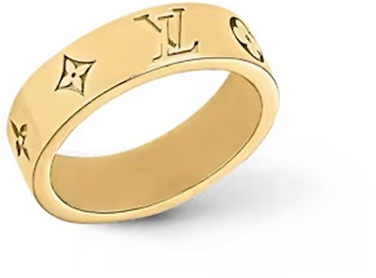 路易威登 馬賽克黃銅細戒指 金色 配件 m1505m Order 路易威登 馬賽克黃銅細戒指 金色 配件 m1505m