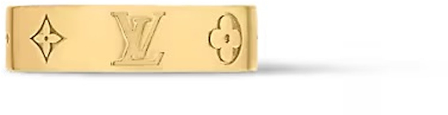 路易威登 馬賽克黃銅細戒指 金色 配件 m1505m Lookbook 路易威登 馬賽克黃銅細戒指 金色 配件 m1505m
