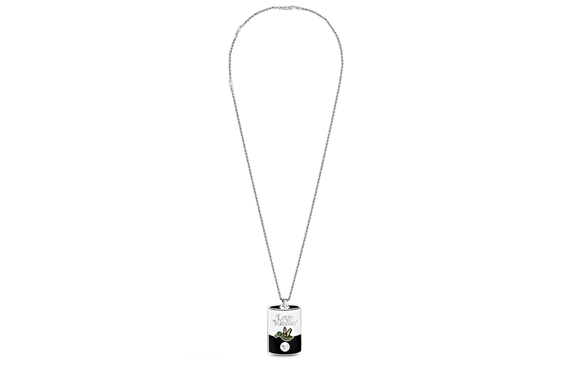 LOUIS VUITTON Mountain Can NIGO Japan Exclusive Enamel Necklace Unisex Couple Edition M69474 圖 4
