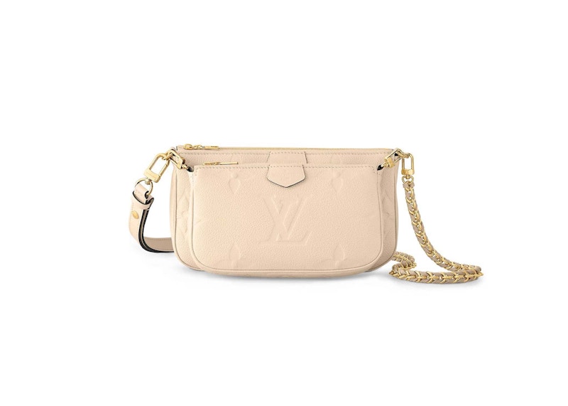 Louis Vuitton Multi Pochette Accessories Creme Beige