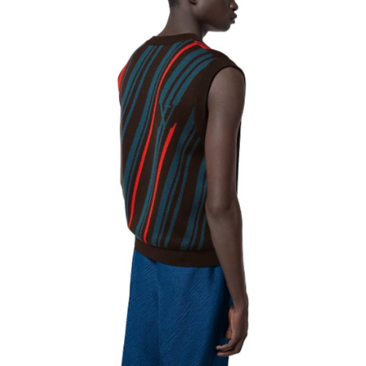 Purchase 路易威登男士多彩条纹针织背心 1AFAMK