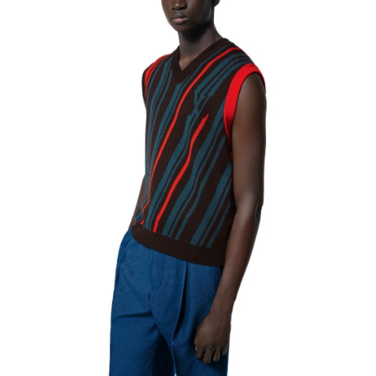 Details for 路易威登男士多彩条纹针织背心 1AFAMK