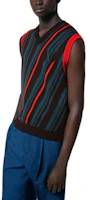 Details for LOUIS VUITTON Multicolor Striped Knit Vest for Men 1AFAMK