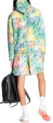 Sudadera con capucha de gamuza multicolor Louis Vuitton para hombre. 1A8GV0 Shop Sudadera con capucha de gamuza multicolor Louis Vuitton para hombre. 1A8GV0