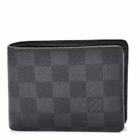 Louis Vuitton Multiple Wallet Damier Graphite Black/Grey Louis Vuitton Multiple Wallet Damier Graphite Black/Grey