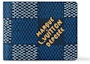 Buy 路易威登 Damier Heritage 藍色多功能錢包