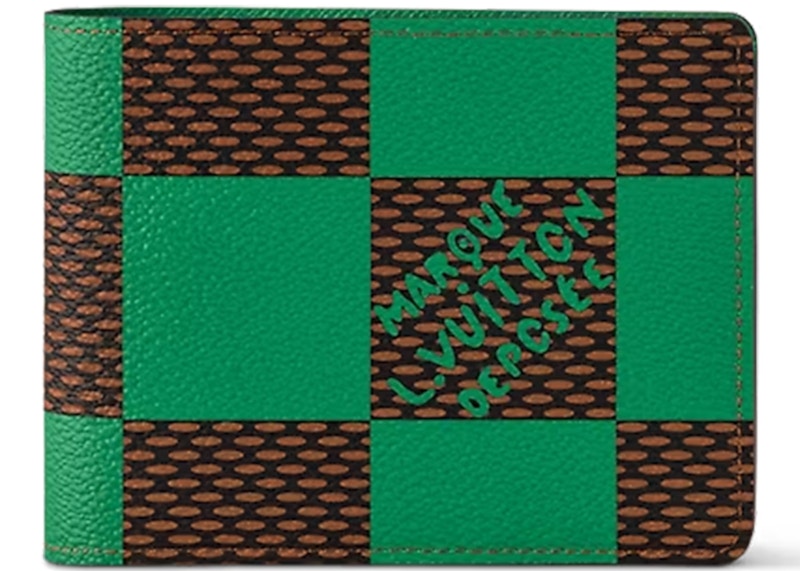 Louis Vuitton Multiple Wallet Damier Pop Green