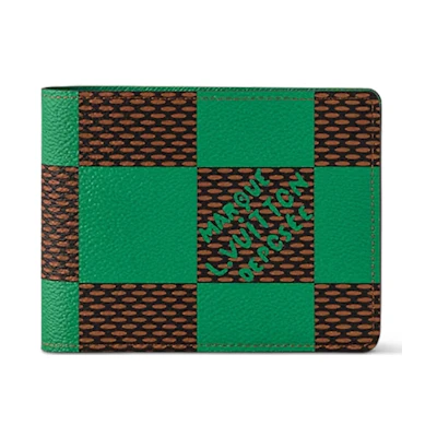 Louis Vuitton Multiple Wallet Damier Pop Green