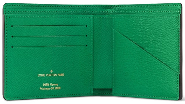 Louis Vuitton Multiple Wallet Damier Pop Green Lookbook Louis Vuitton Multiple Wallet Damier Pop Green