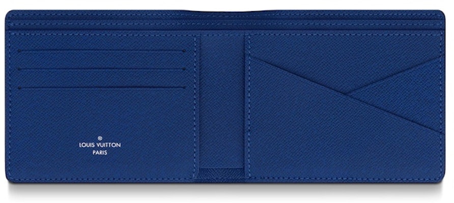 Louis Vuitton Multiple Wallet Monogram Pacific Taiga Blue Lookbook Louis Vuitton Multiple Wallet Monogram Pacific Taiga Blue