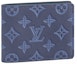 Buy 路易威登 Monogram Shadow 多功能錢夾 深藍色