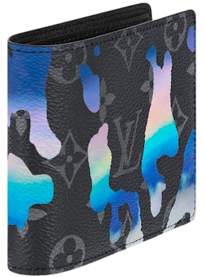 Louis Vuitton Multiple Wallet Sunrise Monogram Eclipse Black/Grey/Multi Order Louis Vuitton Multiple Wallet Sunrise Monogram Eclipse Black/Grey/Multi