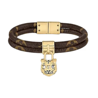 Louis Vuitton My LV Tiger Zodiac Bracelet Brown M8032F