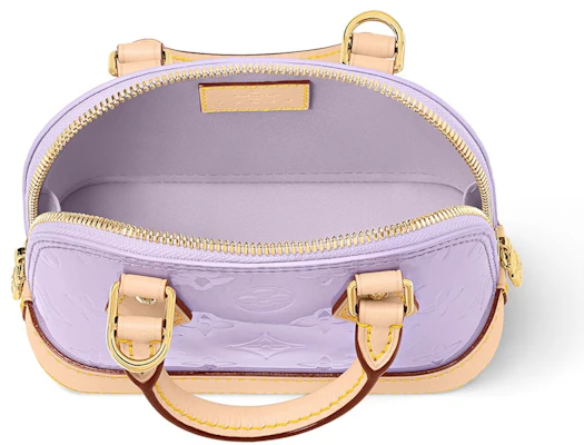 Louis Vuitton Nano Alma Brillante Lila Lookbook Louis Vuitton Nano Alma Brillante Lila