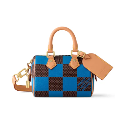 Louis Vuitton Nano Speedy Bandoulière Damier Pop Blue