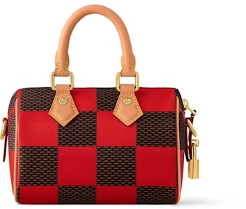 路易威登 Nano Speedy 肩带棋盘格红色包 Order 路易威登 Nano Speedy 肩带棋盘格红色包