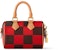 Louis Vuitton Nano Speedy Bandoulière Damier Pop Red