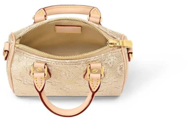 Louis Vuitton Nano Speedy Beige Coklat. Lookbook Louis Vuitton Nano Speedy Beige Coklat.