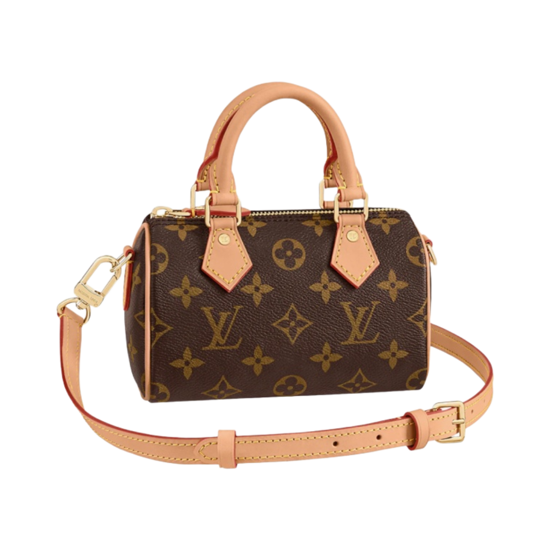 Louis Vuitton Nano Speedy Monogram Canvas Brown