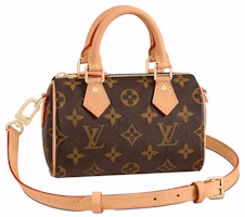Louis Vuitton Nano Speedy Monogram Canvas Brown Louis Vuitton Nano Speedy Monogram Canvas Brown