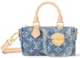 Buy Louis Vuitton Nano Speedy Monogram Denim Biru