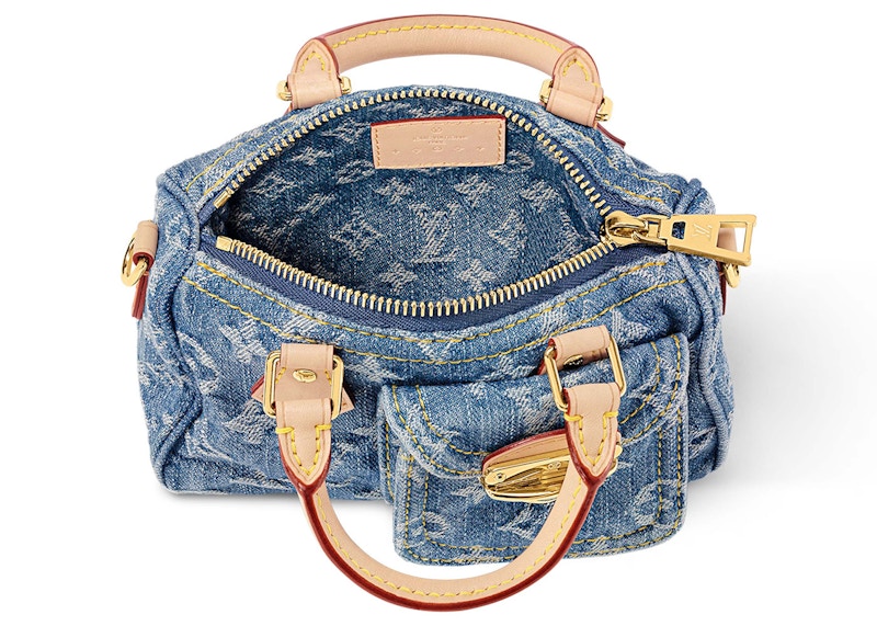 Lookbook Louis Vuitton Nano Speedy Monograma Vaquero Azul