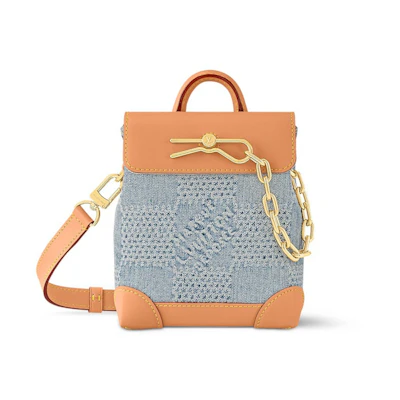 Louis Vuitton Nano Steamer Damier Denim 3D Blue Denim