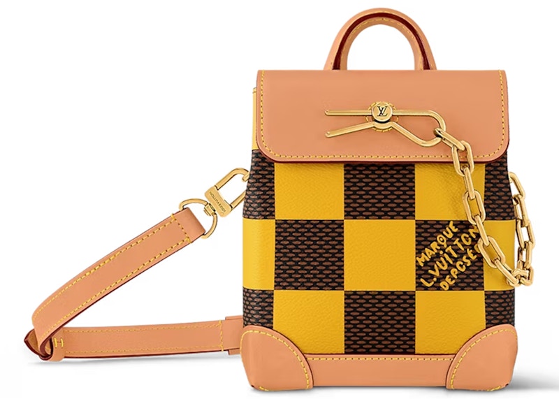 Louis Vuitton Nano Steamer Damier Pop Yellow