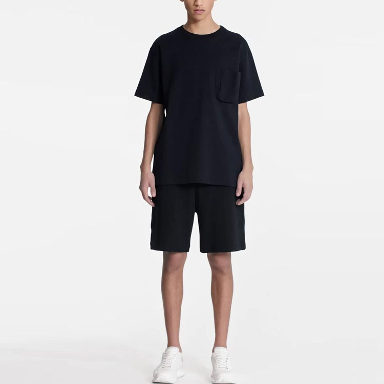 Louis Vuitton Navy Loose Fit Cotton Pocket T-Shirt 1A7XRR 圖 4