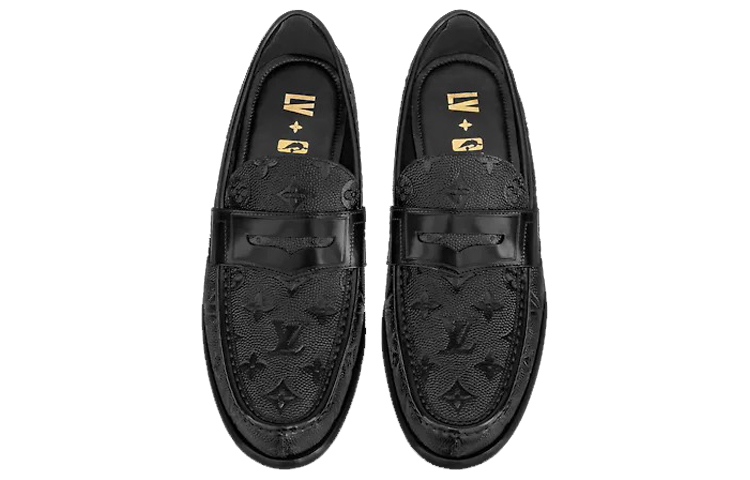 Shop Louis Vuitton NBA x Loafer ''Schwarz Casual'' 1A905V