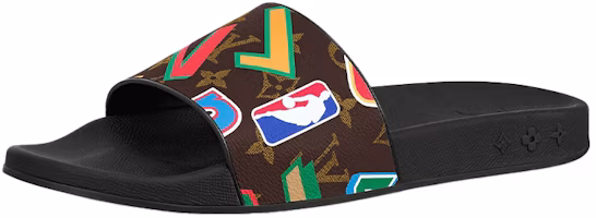 Louis Vuitton NBA x Waterfront Mule 'Black Brown' 1A90DE Louis Vuitton NBA x Waterfront Mule 'Black Brown' 1A90DE