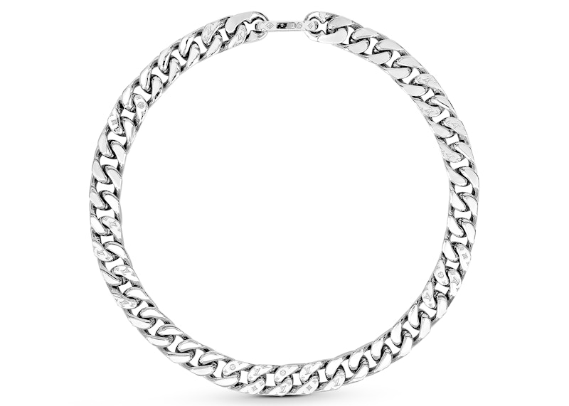 Louis Vuitton Necklace Chain Links Silver