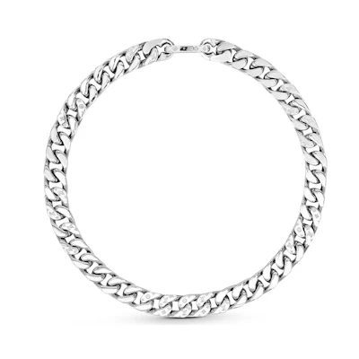 Louis Vuitton Necklace Chain Links Silver