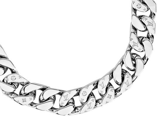 Rantai Leher Louis Vuitton Pautan Perak Order Rantai Leher Louis Vuitton Pautan Perak