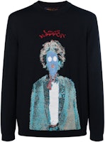 LOUIS VUITTON Neon Worker Graphic Crewneck Sweatshirt Black 1A96WZ LOUIS VUITTON Neon Worker Graphic Crewneck Sweatshirt Black 1A96WZ