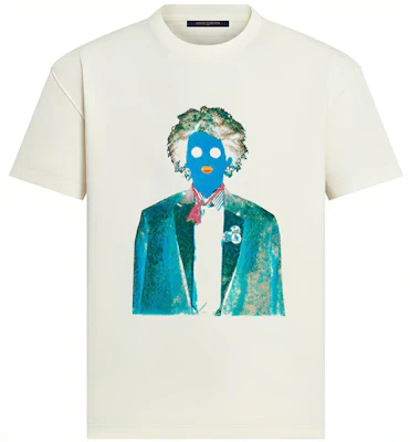 LOUIS VUITTON Neon Worker Graphic Crewneck T-Shirt White Male 1A970U Buy LOUIS VUITTON Neon Worker Graphic Crewneck T-Shirt White Male 1A970U