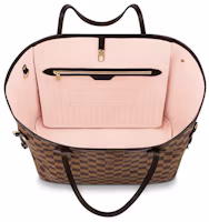 Lookbook 路易威登Neverfull Damier Ebene MM玫瑰芭蕾內襯