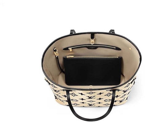 Louis Vuitton Neverfull MM Black/Beige Order Louis Vuitton Neverfull MM Black/Beige